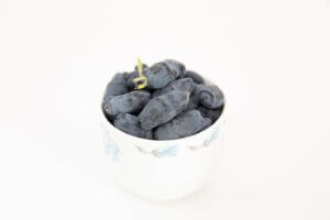 honeyberries in a bowl