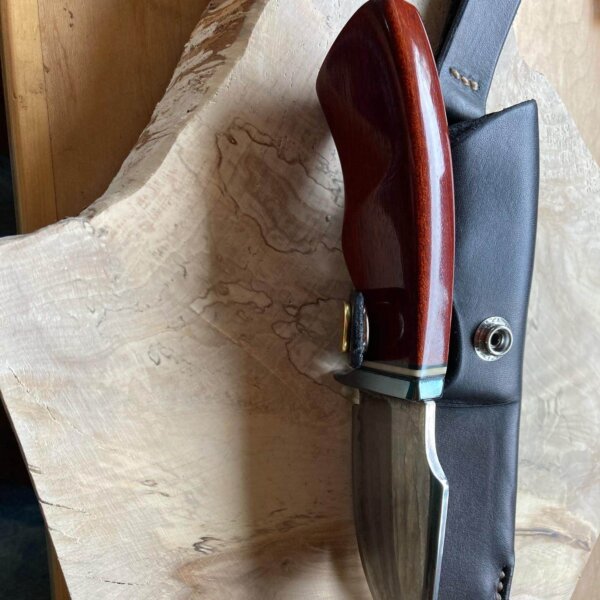 Alaska made hand forged skinner knife