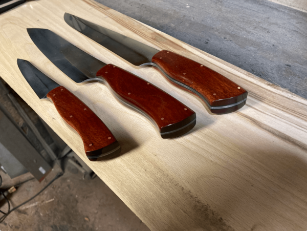 Alaska Made Hand Forged Culinary Knife Set