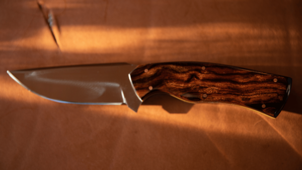 SUSITNA – Alaska Made Hand Forged Knife Ironwood Handle - Image 2