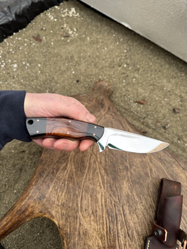 SUSITNA – Alaska Made Hand Forged Knife with Ironwood Handle - Image 3