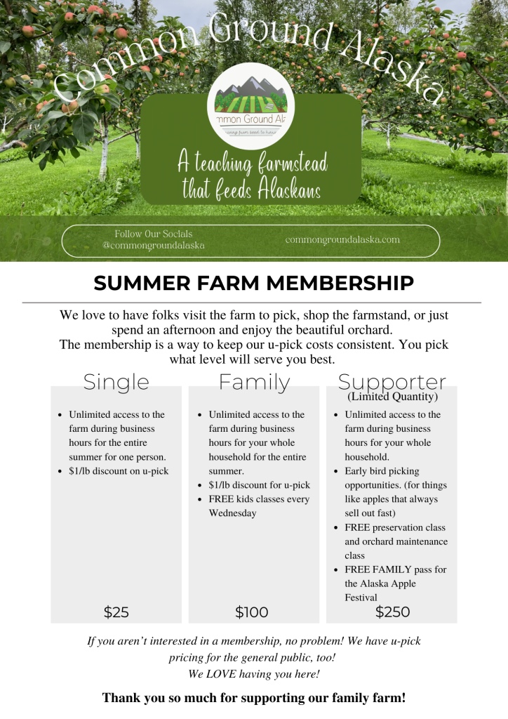 U-Pick Membership