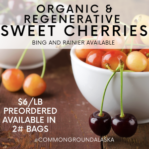 CHERRIES - 2lb Bags - Organic, Regenerative